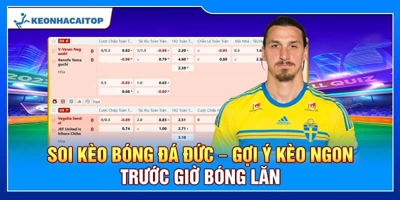 Soi Kèo Bóng Đá Đức – Gợi Ý Kèo Ngon Trước Giờ Bóng Lăn
