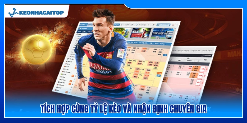 Kết hợp tỷ lệ cược và đánh giá từ chuyên gia